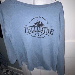 Womens S Blue Crewneck